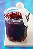 Cranberry jam (Close Up)