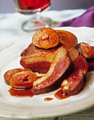 Duck magret with figs