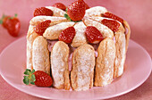 strawberry charlotte dessert