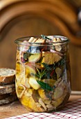 Veal stew in a jar