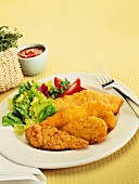 Breaded chicken breast