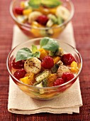 Fruit minestrone with basil
