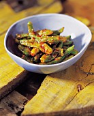 Steamed Green Chili Peppers