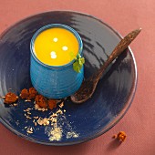 Orange soup with spices