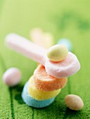 Coloured sugar spoons