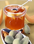 Melon and fresh almond jam