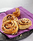 Small rolled cinnamon buns