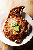 Entrecote with parsley butter