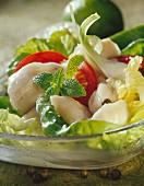 Salat mit rohem Fisch à la Tahiti