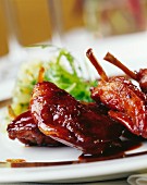 Quail roasted with Port