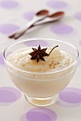 Pear mousse with star anise