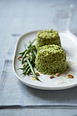 Green bean and parmesan mousse