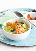 Shrimp and vegetable soup