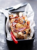 Chicken with bacon and lemon