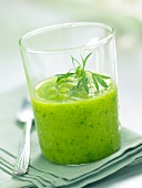 Chilled cucumber soup