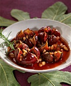 Figs roasted with Muscovado and rosemary