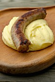 Grilled sausage with Aligot from Aubrac