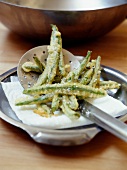 Green bean tempuras