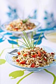 Quinoa-Linsen-Salat mit Haselnüssen