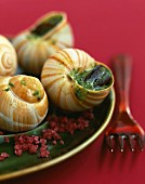Snails with parsley butter