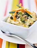 Mediterranean-style mashed potatoes with vegetables