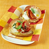 Italian-style hot open sandwiches