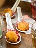 Breaded mashed potato croquettes