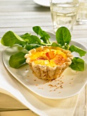 Quiche Lorraine mit grünem Apfel