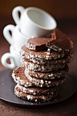 Chocolate biscuits (Close Up)