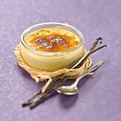 Vanilla-flavored Crème brûlée