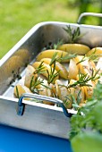 Potatoes with rosemary