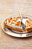 Orange meringue tart