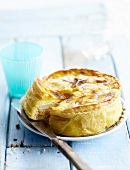 Salmon and chicory pie