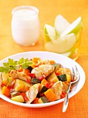 Chicken and vegetable Tajine