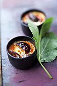 Grilled fig and almond dessert