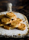 Hazelnut shortbread cookies