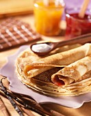 Crepes with jam