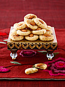 Grieß-Kekse mit Mandeln