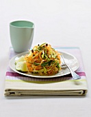 Mixed grated vegetables