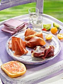 Plate of cold cuts