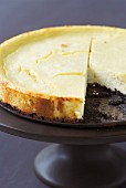 Cheesecake with an Oreo biscuit base