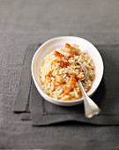 Risotto with gambas