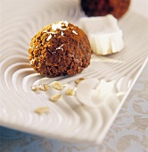Chocolate, oat and coconut truffle