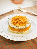 Risotto and squash Timbale