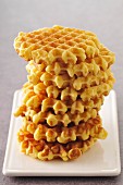 Plie of waffles