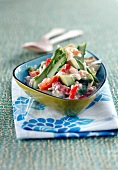Asparagus and crab salad