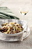 Orrechiette with sausage meat and leeks