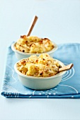 Cauliflower and parmesan cheese-topped dish