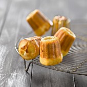 Pear and gorgonzola Cannelés