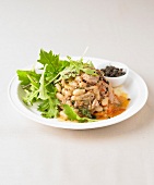Mixed white bean and tuna salad